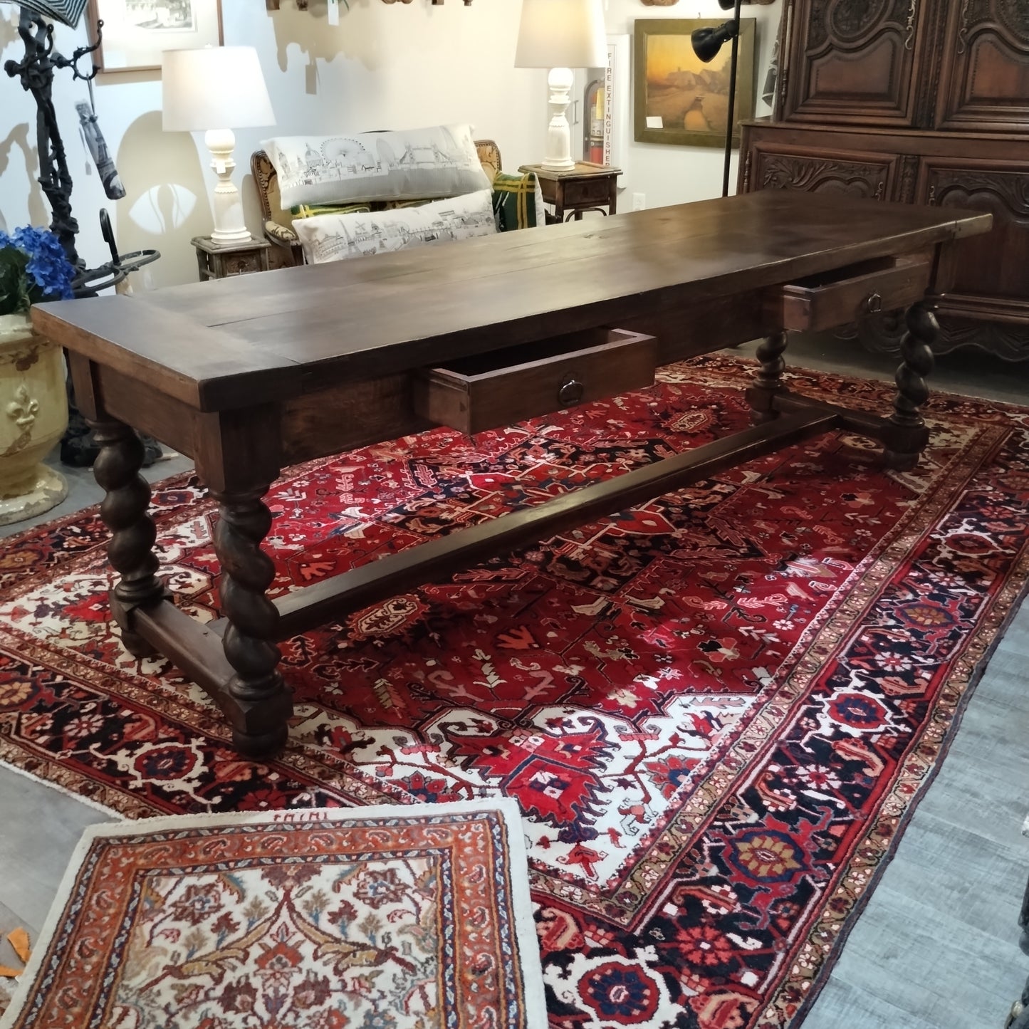 French Oak Bakers Table