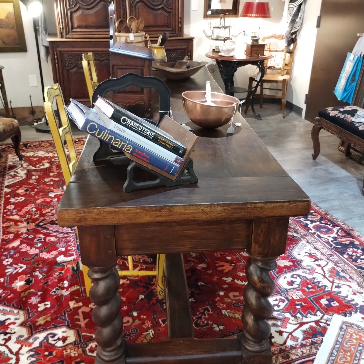 French Oak Bakers Table