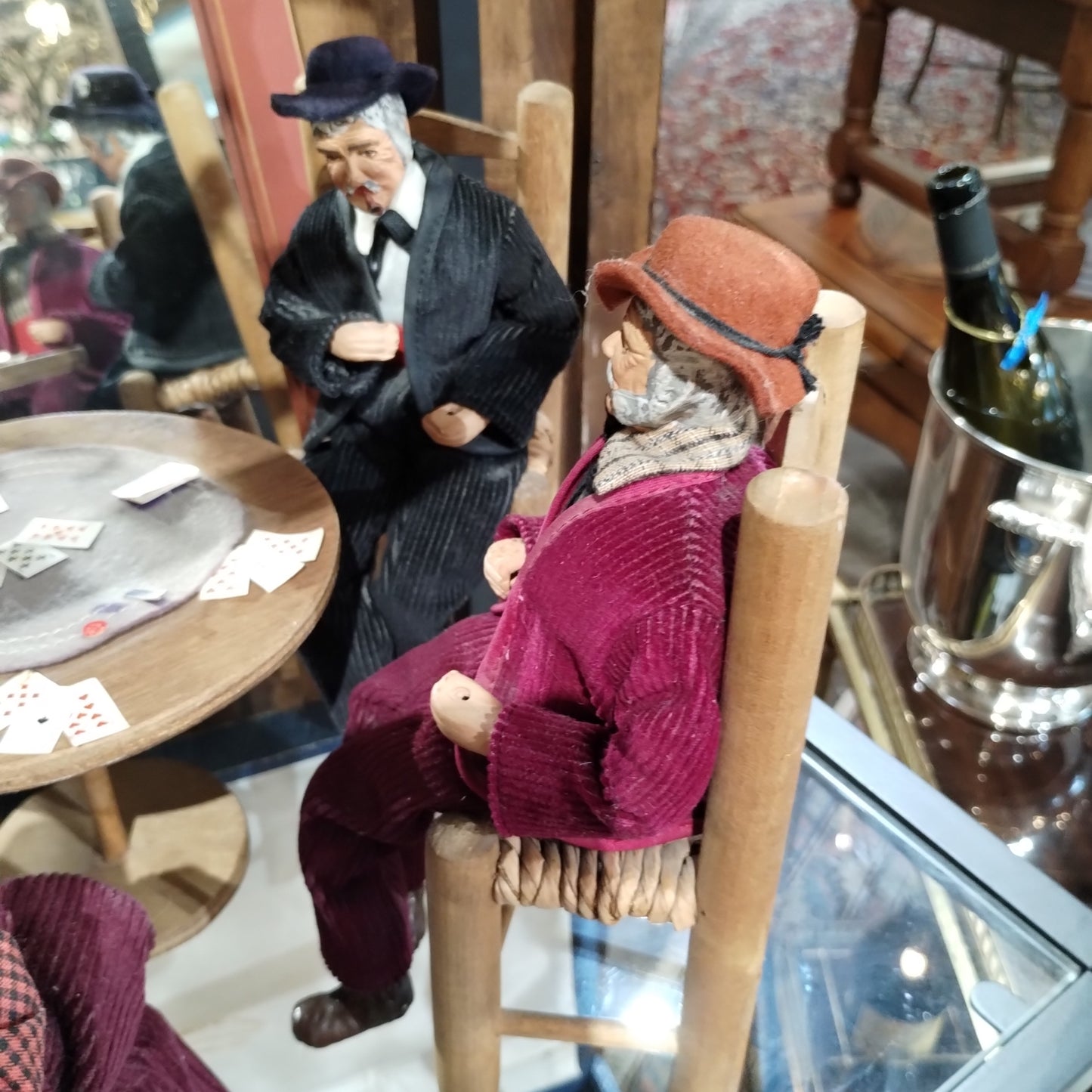 Santons Set of Card Players