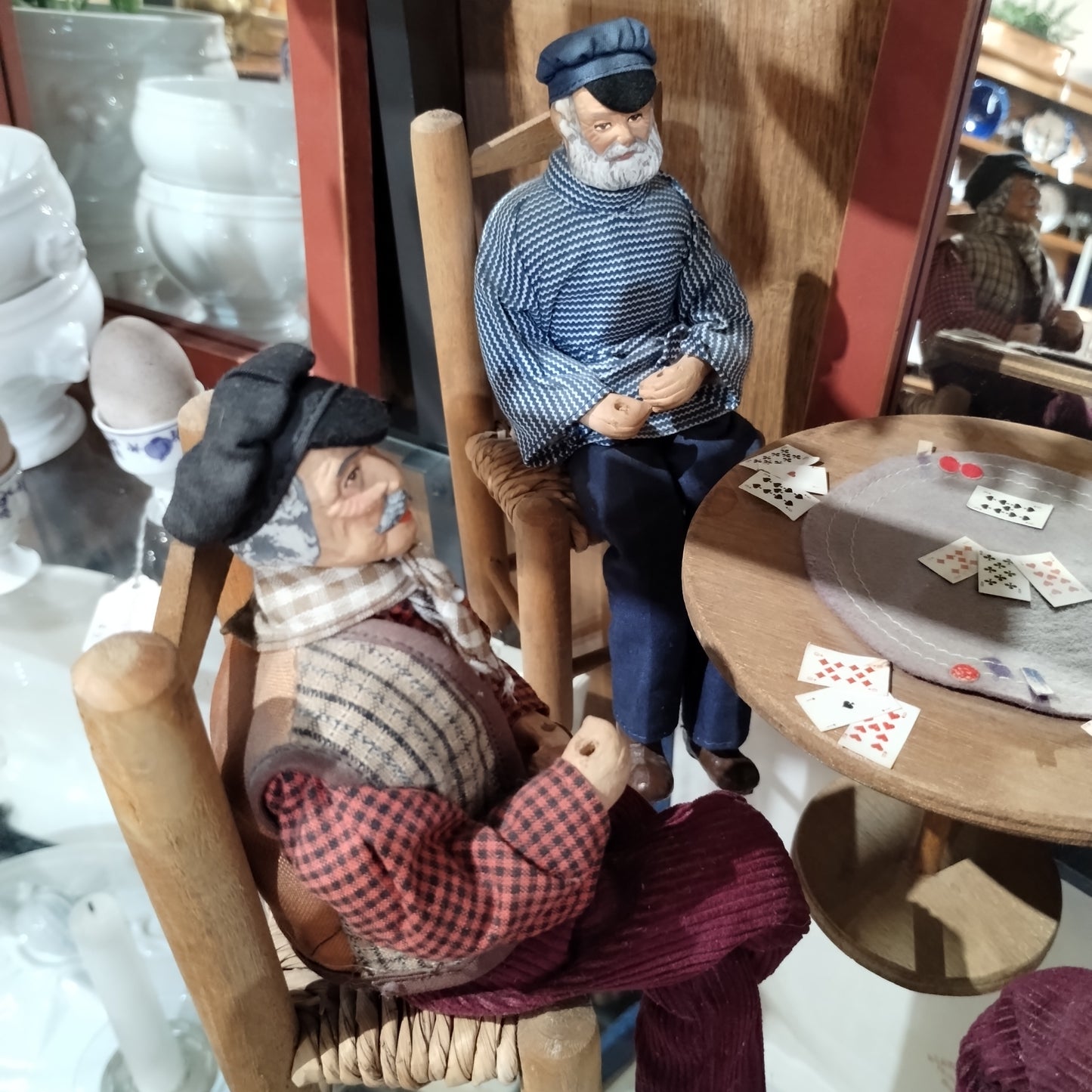 Santons Set of Card Players
