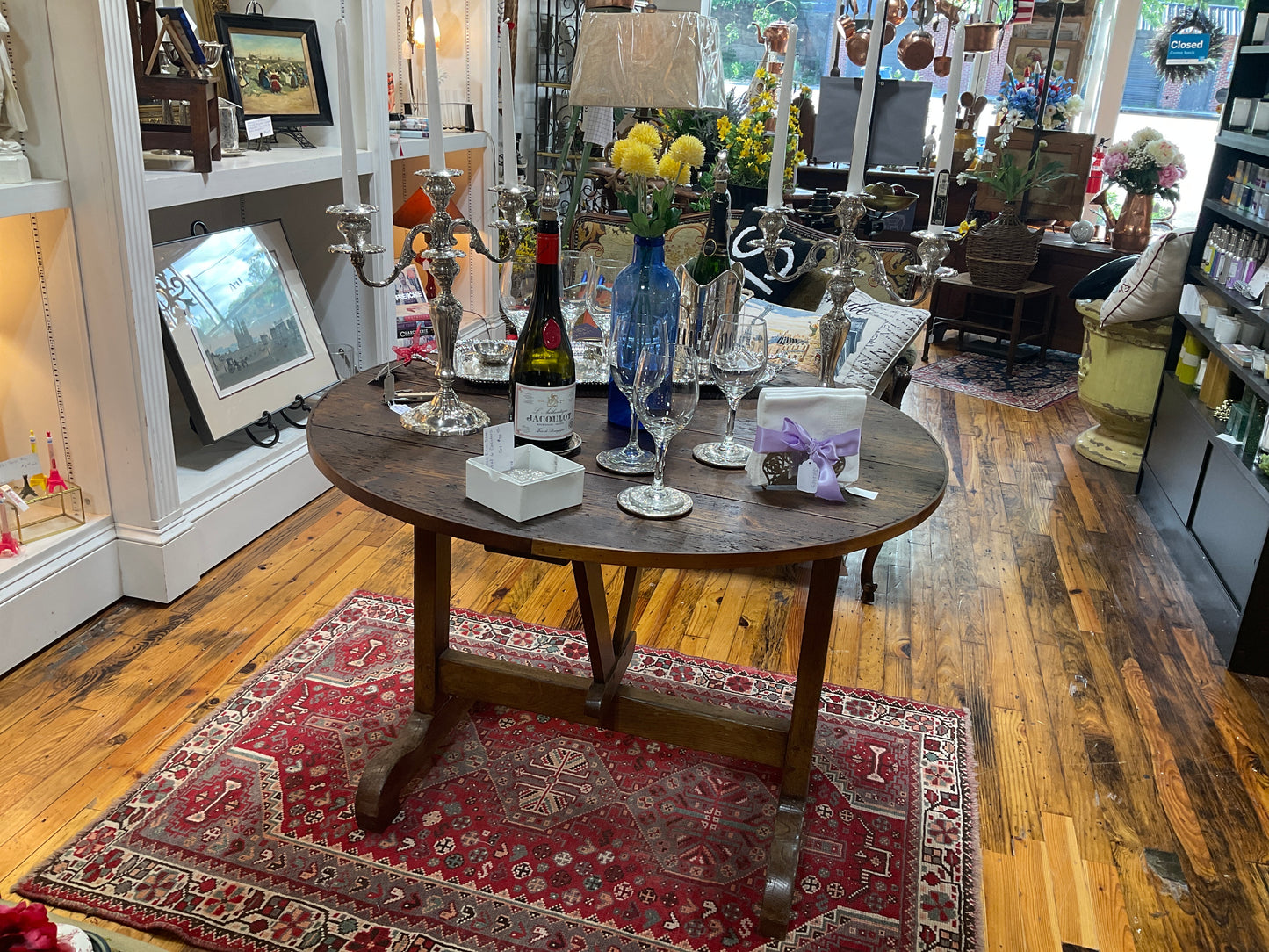 Vintner’s Wine Tasting Table