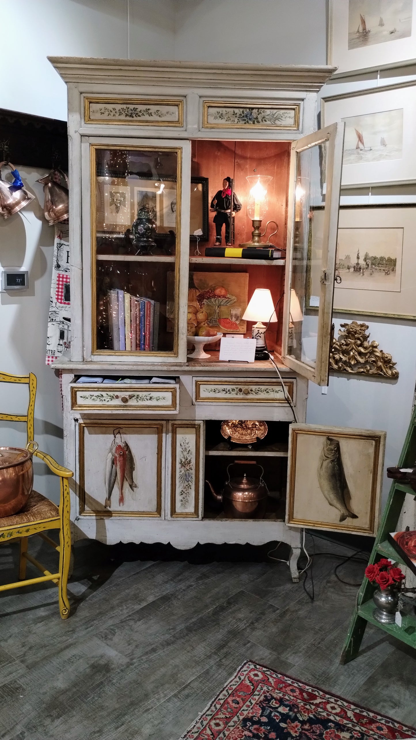 Painted Buffet deux corps