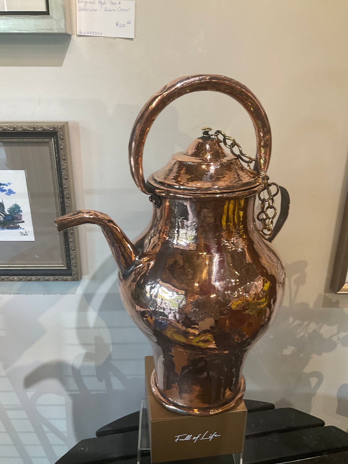 Tall Copper Potcher