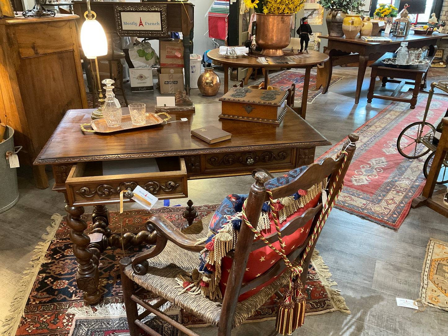 French Bureau Plat Desk