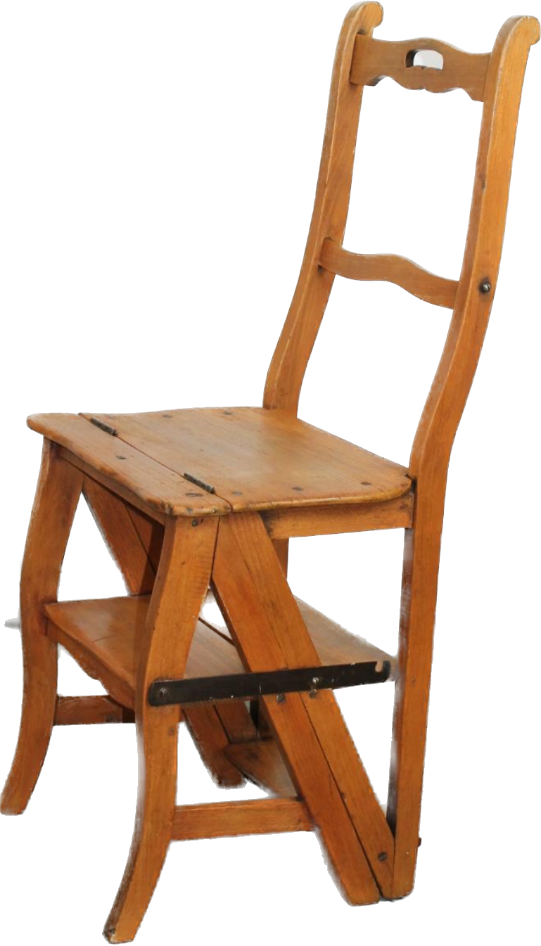 French Library Chair/Stairs