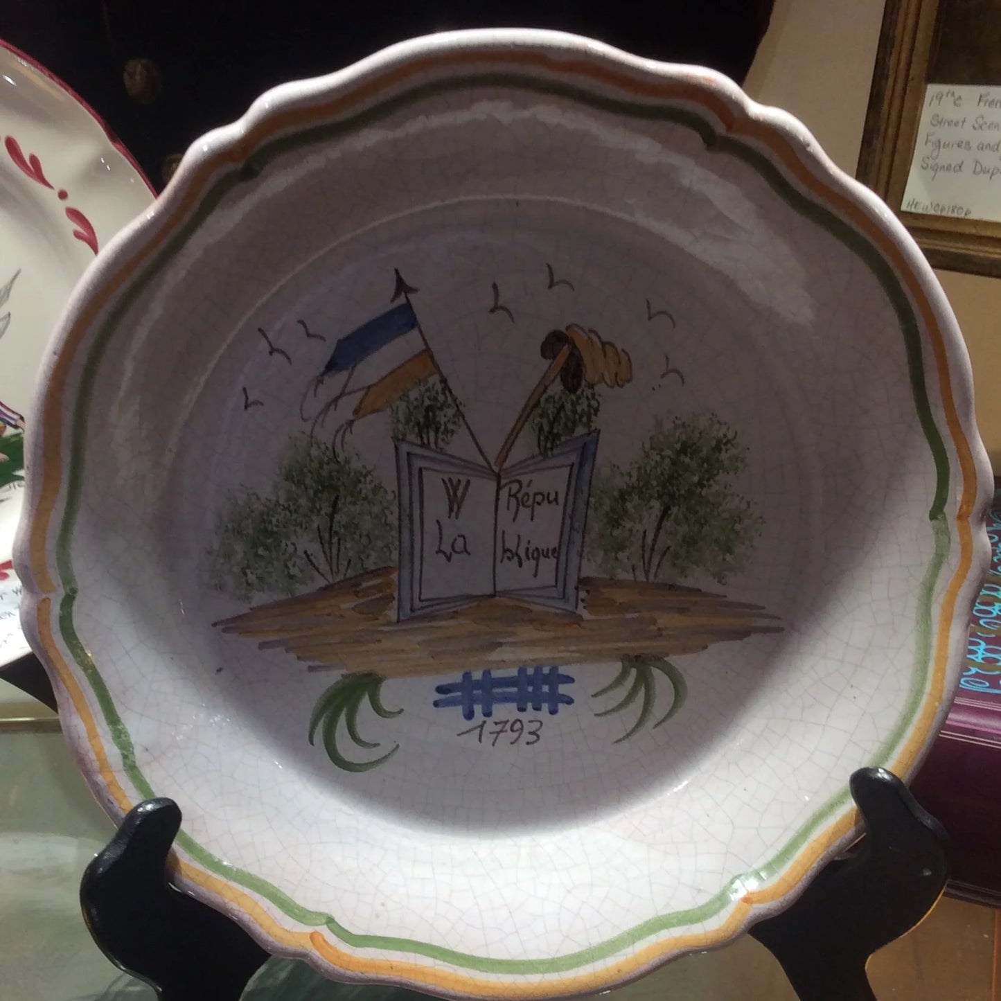 1793 Republique Commemorative Plate