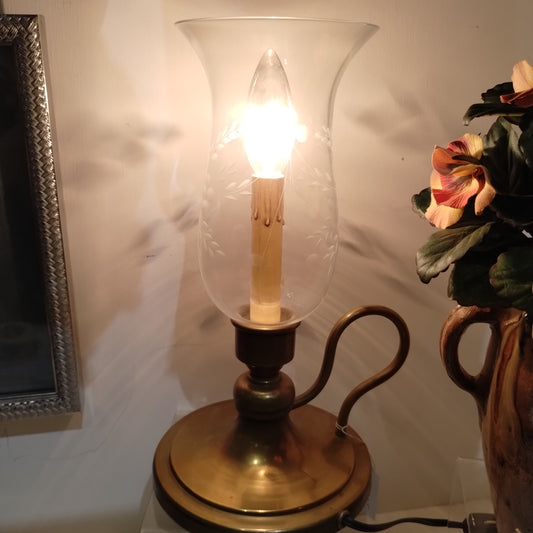 Brass Night Stick Lamp