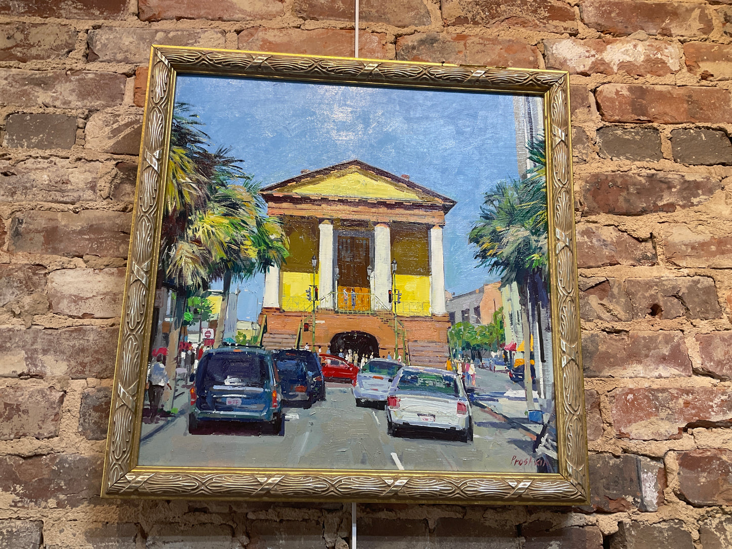 Painting on Board - Charleston Historic Market
