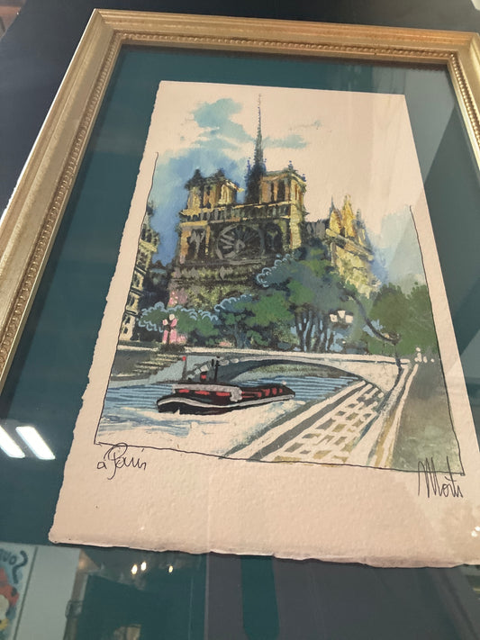 Notre Dame watercolor