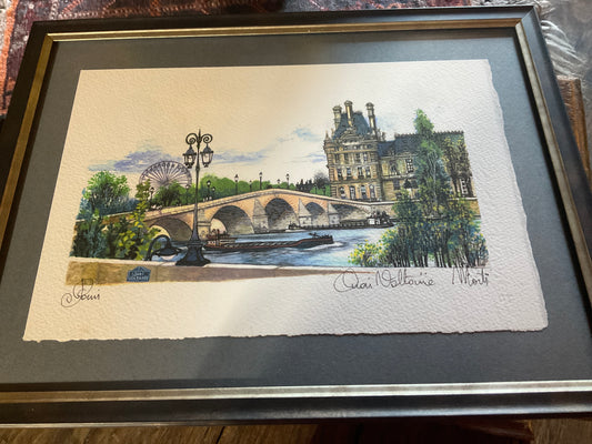 Watercolor - Quai Voltaire