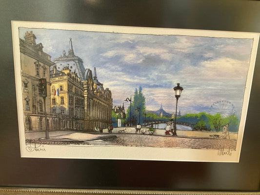Musée d’ Orsay watercolor