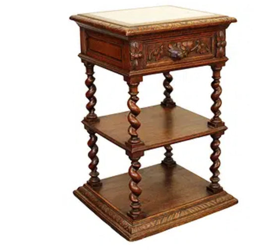 Carved Oak Chevet