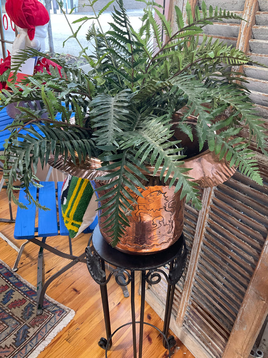 French Copper Cache Pot