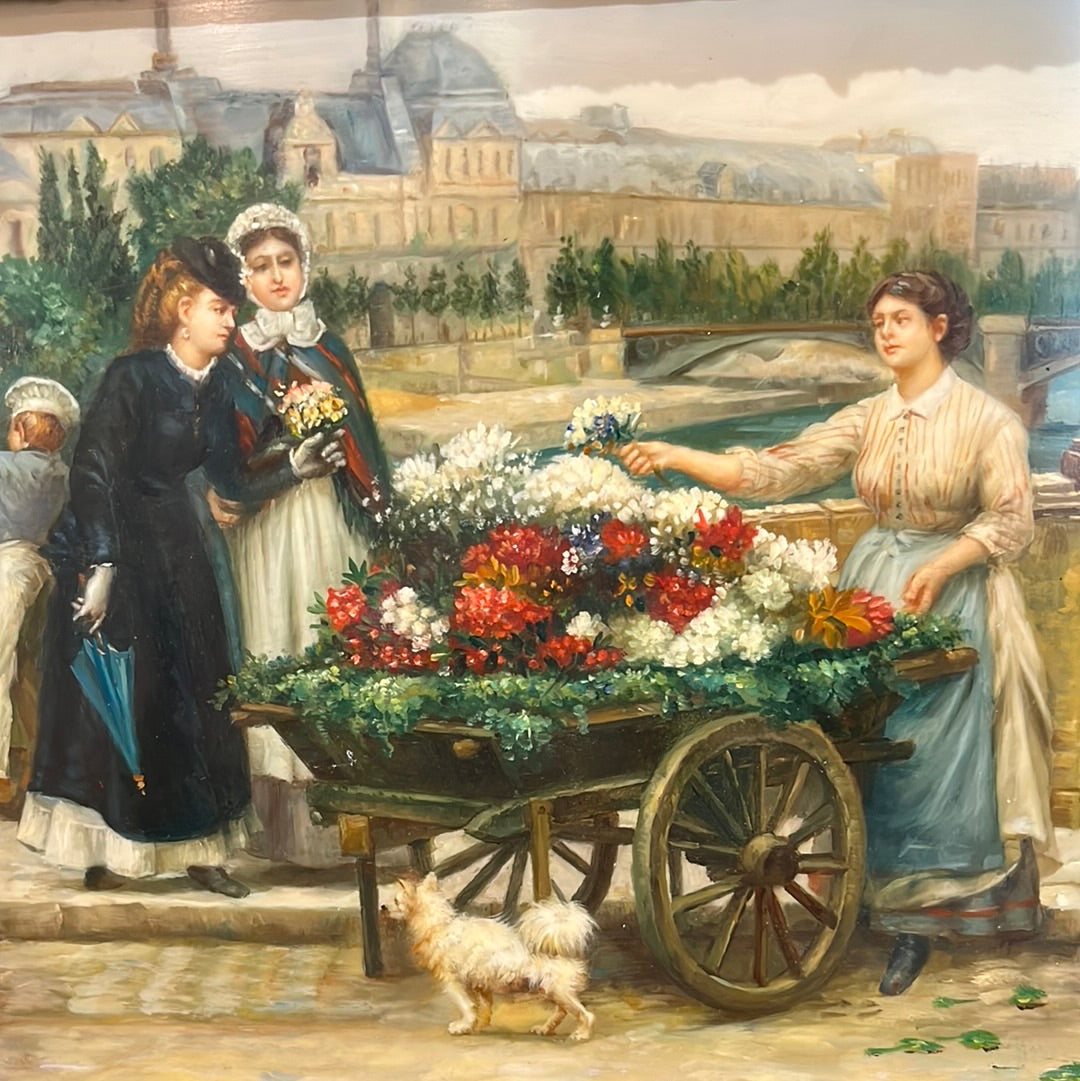 Parisian flower seller