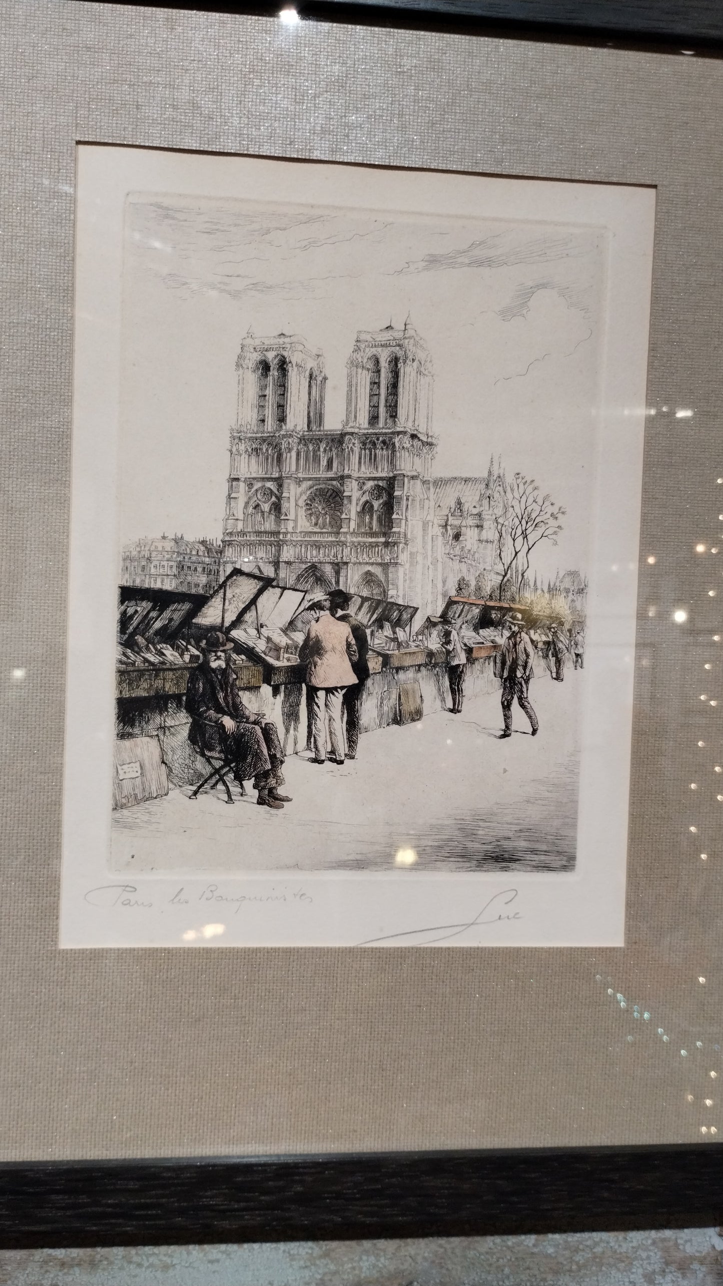 Pair Paris Engravings