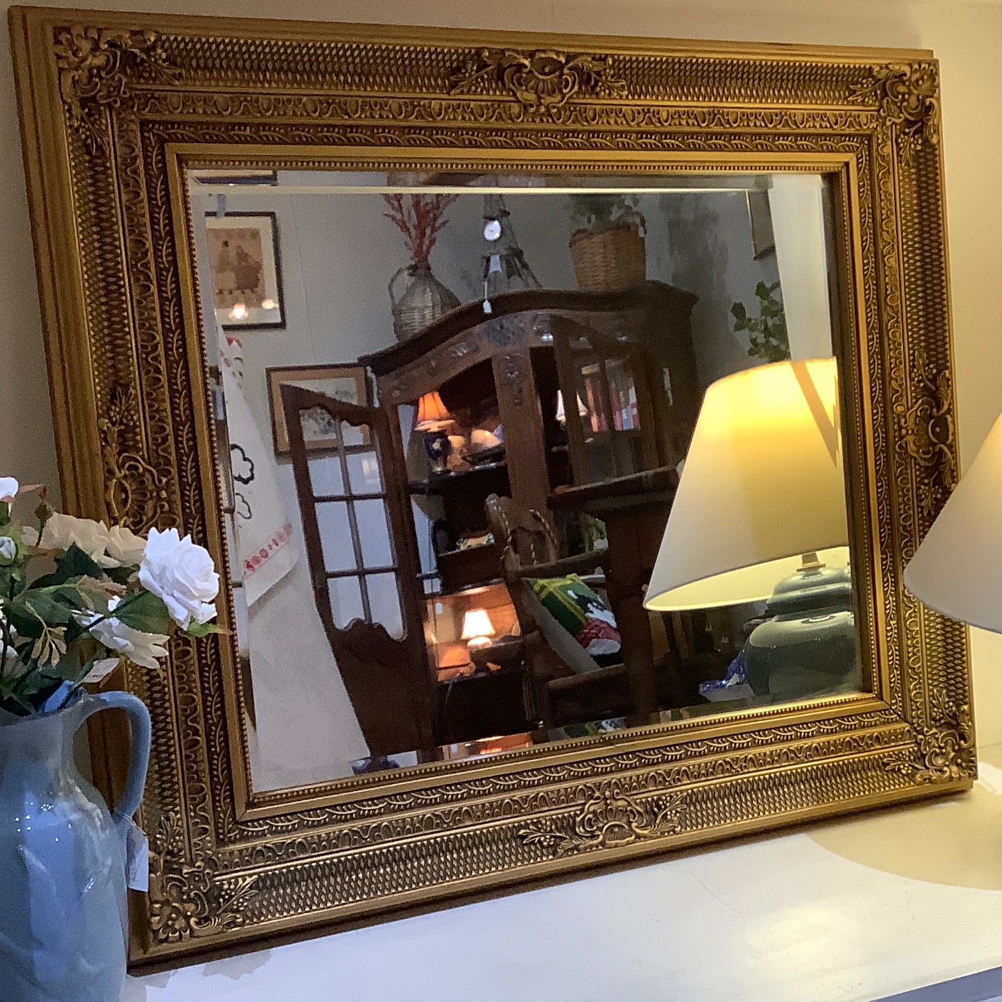 Vintage gilded mirror