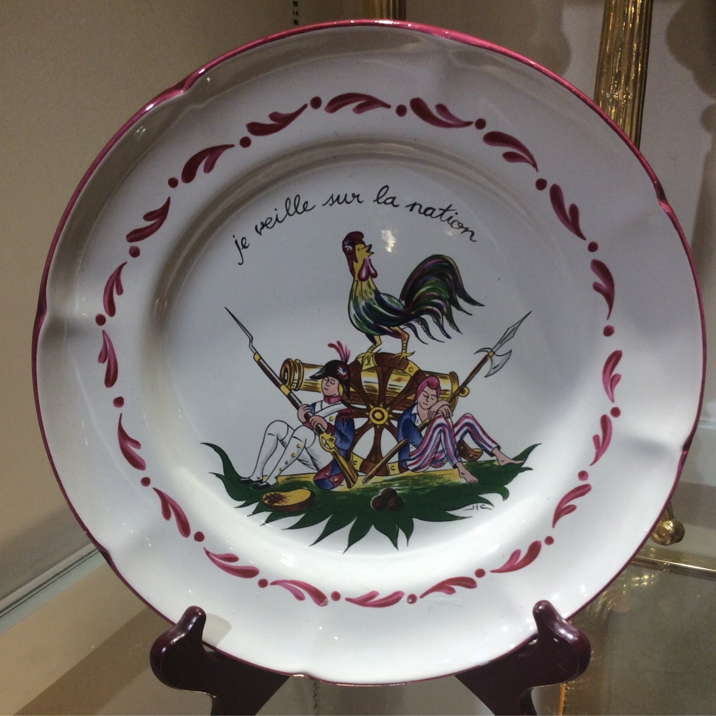 St. Clement Plate “Im Watching Over the Nation”