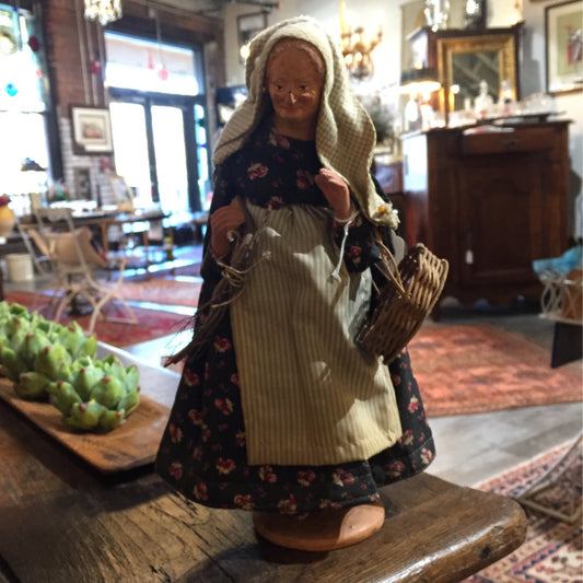Old Lady with Basket