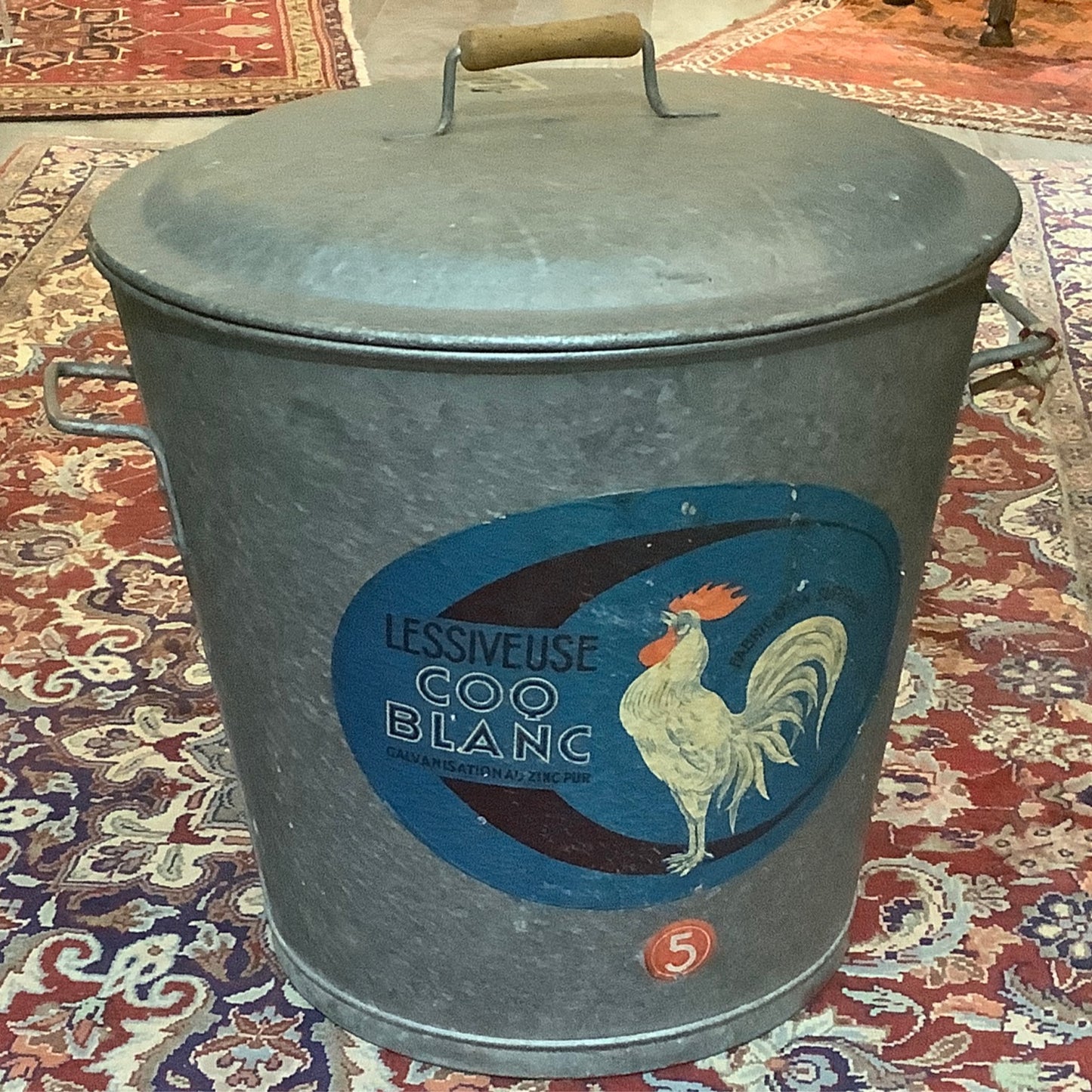 Vintage French Boiler (clothes wash tub)