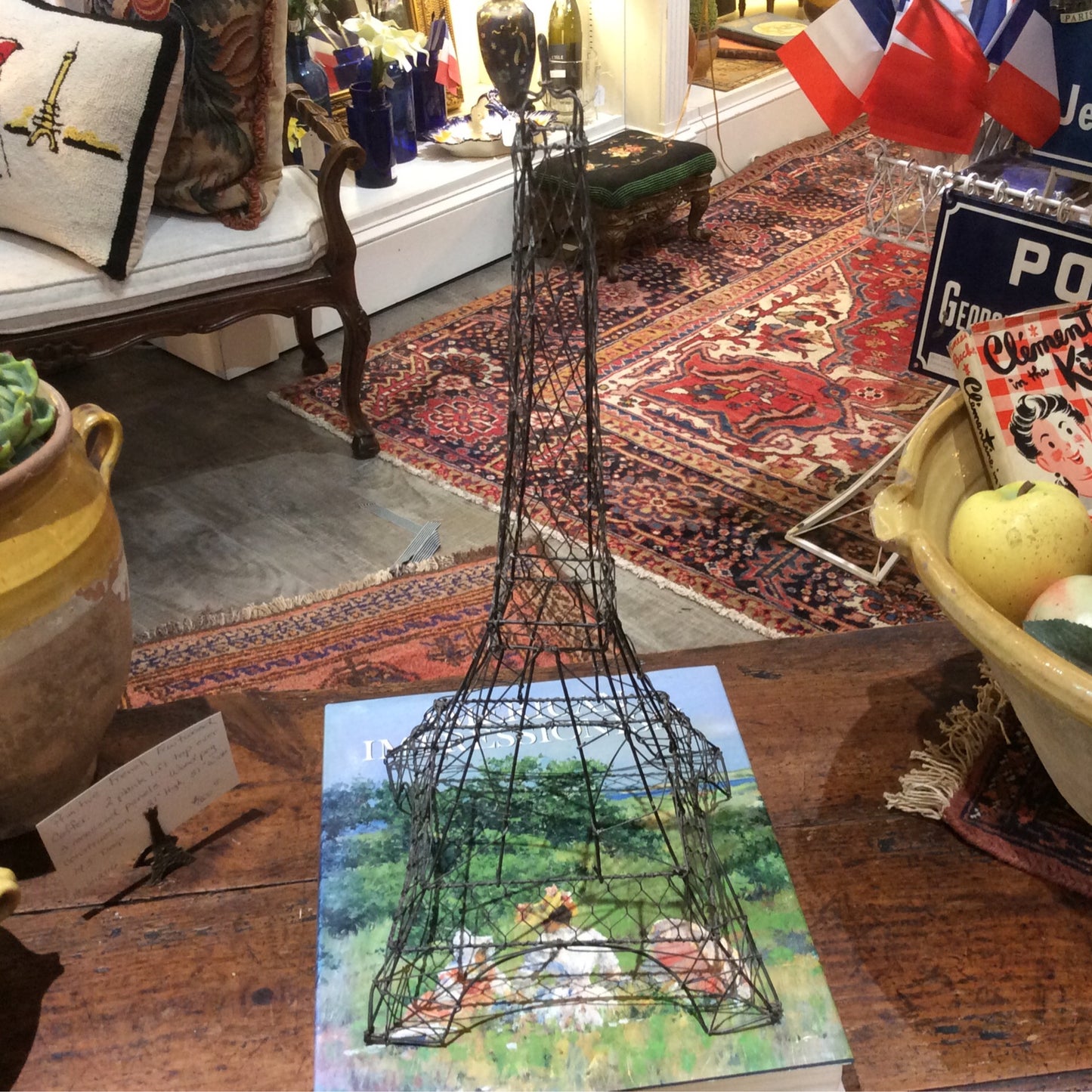 Hand Crafted Wire Eiffel Tower