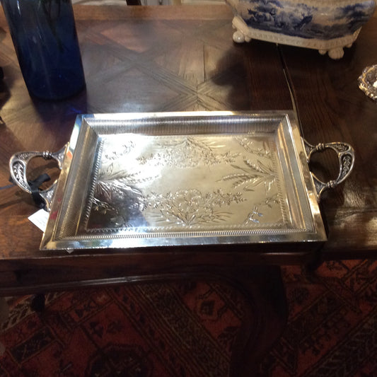 Square Silverplate Tray