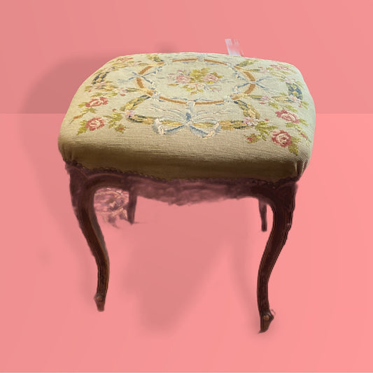 Louis XV Needlepoint stool