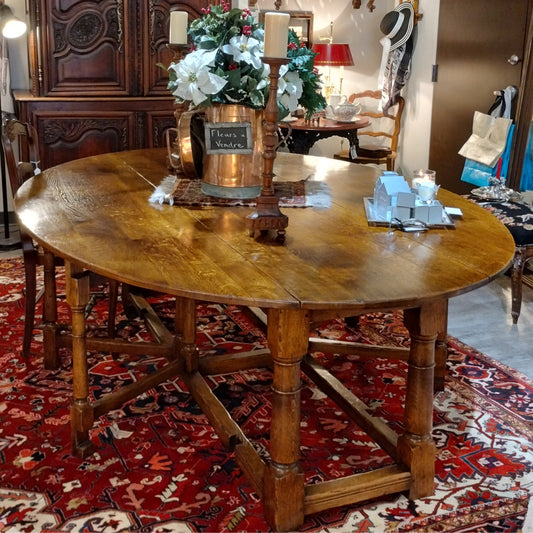 English Oak Wake Table