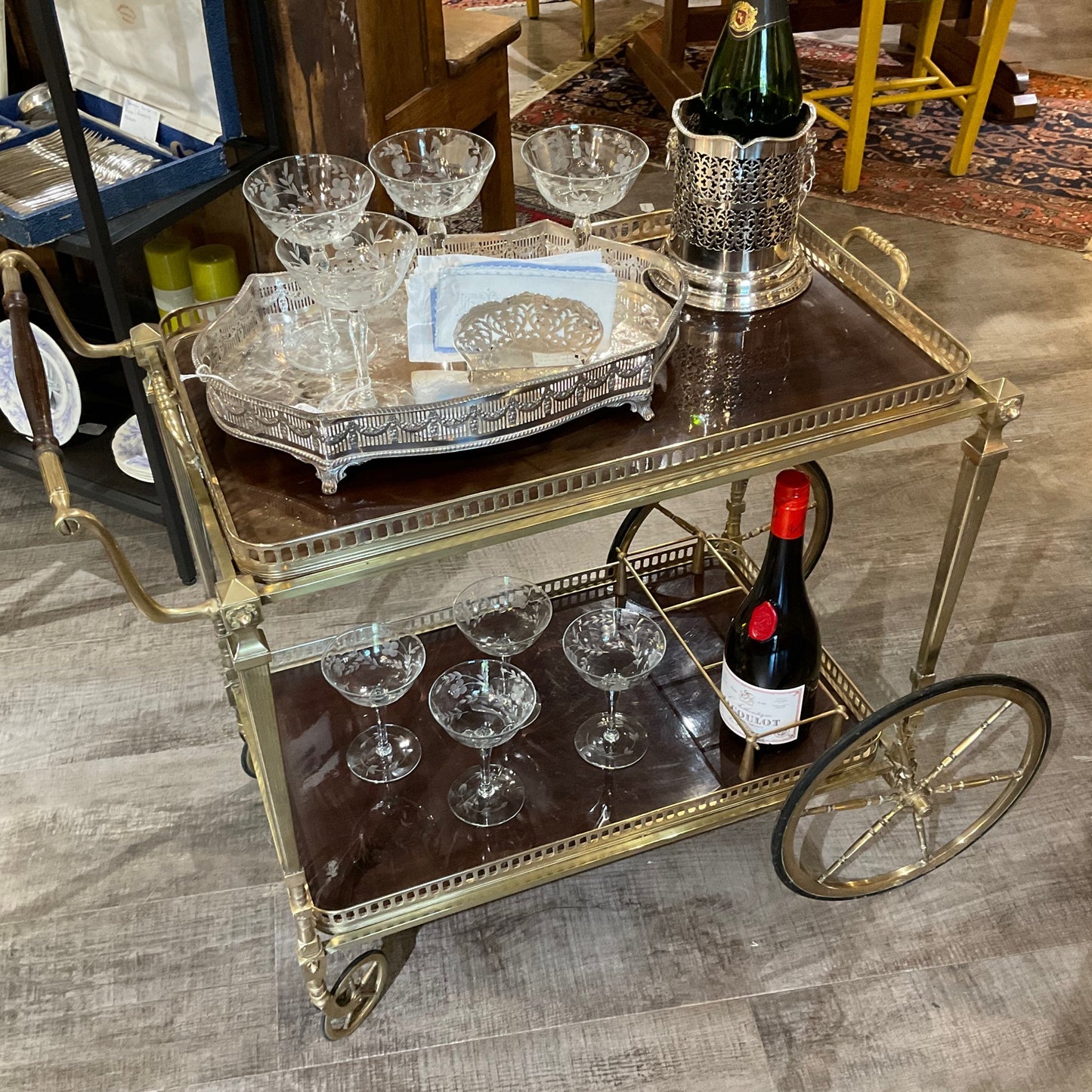 French Drinks Cart